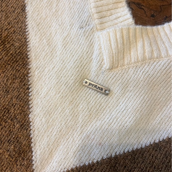 PRANA Women’s Norfolk Sweater Size Medium EUC Pit - Picture 3 of 7